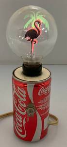 lot 119 image: Vintage Handmade Coa-Cola Pop Can Light
