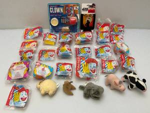 lot 128 image: Misc. Collectible McDonalds Toys (In Original Bags & More