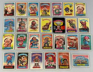 lot 150 image: Misc. Vintage 1980s Garbage Pail Kids With One Empty Wax Pack