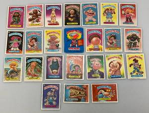 lot 152 image: Misc. Vintage 1980s Garbage Pail Kids With One Empty Wax Pack