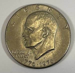 lot 5 image: 1776-1976 D Bicentennial Eisenhower Type 1 Wide Print