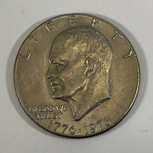 lot 10 image: 1776-1976 D Bicentennial Eisenhower Type 1 Wide Print