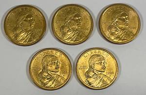 lot 12 image: 2000 P Sacagawea Native American Dollars