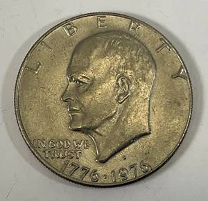 lot 15 image: 1776-1976 D Bicentennial Eisenhower Type 1 Wide Print