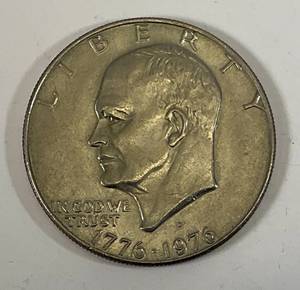 lot 20 image: 1776-1976 D Bicentennial Eisenhower Type 1 Wide Print