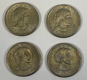 lot 25 image: 1979 D Susan B. Anthony Dollars