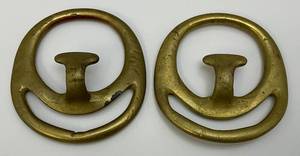 lot 224 image: Antique Civil War Brass Buckles