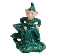lot 85 image: Vintage Ceramic Elf Planter by Hull Art Pottery
