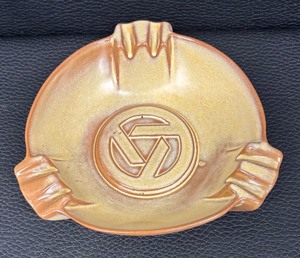 lot 167 image: Vintage Frankoma Pottery Ashtray