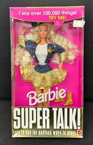 lot 176 image: Barbie Super Talk Doll in Original Box