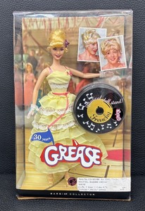 lot 193 image: Grease 30th Anniversary Collector Barbie Doll Frenchy with Musical Stand