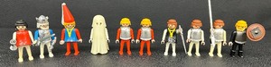 lot 119 image: Set of 9 Vintage Playmobil Knights, Ghost, and Medieval Figures