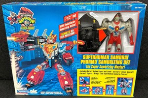 lot 27RO image: Superhuman Samurai Syber-Squad Action Figure and Accessories in Original Box