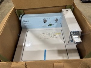 lot 127 image: New in Box Whirlpool Coin Operated Washing Machine (CAE2745FQ1) White.  Box opened for pictures.