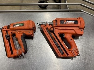 lot 95 image: Paslode Cordless IM250A and 30 Degree Framing Nailer.  Both Have Fuel CellNo Batteries.