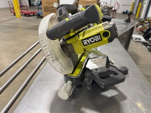 lot 59 image: Ryobi Miter Saw TSS702. Tested. Works.