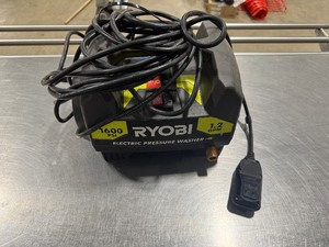 lot 60 image: Ryobi 1600 PSI Electric Pressure Washer. Tested. Works.