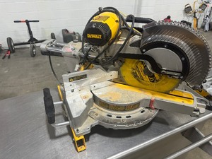 lot 11 image: Dewalt 12 Double Bevel Sliding Compound Miter Saw DWS779