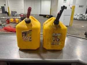 lot 144 image: Pair of Five Gallon Diesel Cans