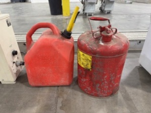 lot 200 image: Two 5 Gallon Gas Cans