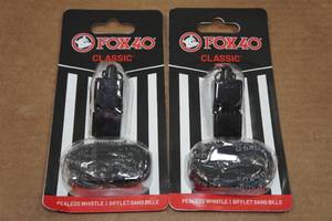 lot 61 image: 2 Fox 40 Whistles