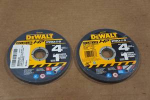 lot 103 image: 2 DeWalt 5-Packs Metal Cut Off Discs