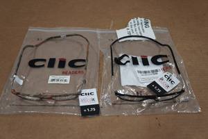 lot 145 image: 2 Clic Magnetic Reading Glasses 1.75
