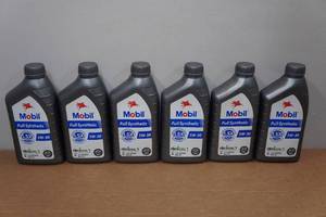lot 203 image: 6 Mobil Full Synthetic 5W-30 Motor Oil