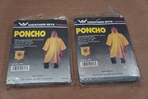 lot 211 image: 2 Weather Rite Heavy Gauge Rain Ponchos