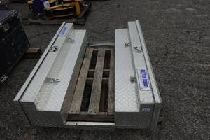 lot 461 image: Set of Better Built Diamond Plate Truck Boxes