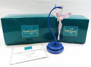 lot 32 image: WDCC Walt Disney Fantasia Dew Drop Fairy and Stand