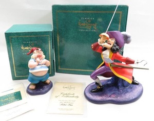 lot 55 image: WDCC Peter Pan - Captain Hook Ive Got You This Time & Mr. Smee Oh dear, dear, dear.