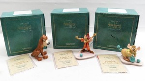 lot 79 image: WDCC Cinderella Lot of 3 Mice and Dog - Jaq, Gus and Bruno