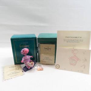 lot 93 image: WDCC Alice in Wonderland - Cheshire Cat Twas Brillig... Lot of 2