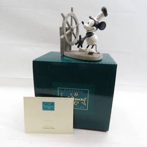 lot 110 image: WDCC Mickey Mouse Steamboat Willie 5 year anniversary sculpture Mickeys Debut