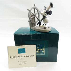 lot 111 image: WDCC Mickey Mouse Steamboat Willie 5 year anniversary sculpture Mickeys Debut