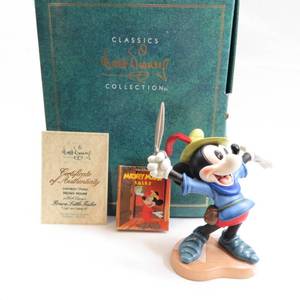 lot 119 image: WDCC Brave Little Tailor Mickey Mouse I Let em Have it Members Only Sculpture