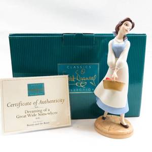 lot 132 image: WDCC Beauty and the Beast Belle Dreaming of a Great Wide Somewhere