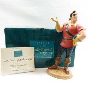 lot 146 image: WDCC Beauty and the Beast Gaston Village Heartthrob Figure