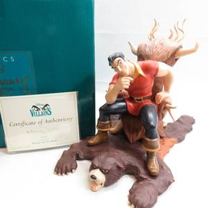 lot 149 image: WDCC Beauty and the Beast Gaston Scheming Suitor Disney Villains RARE