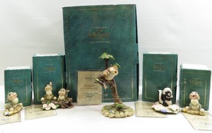 lot 47 image: WDCC Bambi Lot of 5 - Thumper, Thumpers Sisters, Flower, Friend Owl