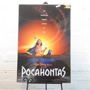 lot 44 image: Walt Disney Pocahontas Original Movie Poster 27 x 40