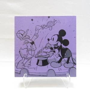 lot 194 image: 12 x 12 Mickeys Magic Turtle Interpretation Acrylic Painting by John Jenkins