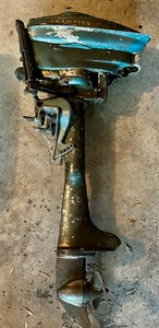 lot 140C image: G - Vintage Champion Blue Ribbon Outboard Boat Motor