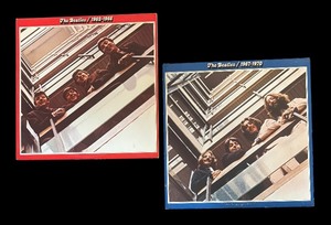 lot 69R image: FR - The Beatles 1962-1966 and 1967-1970 Vinyl Record Albums
