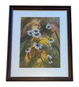 lot 83R image: U - Framed Floral Print by Sholund