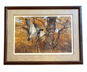 lot 84R image: U -  A Stately Pair - Mallards Limited Edition Print by Lee LeBlanc