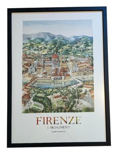 lot 86R image: U - Firenze I Monumenti Print by Massimo Tosi