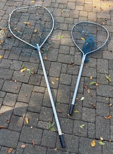 lot 149R image: G - Pair of Fishing Nets with Long Handles