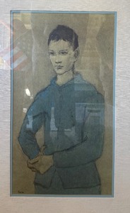 Mid Century Framed Picasso "Blue Boy" Print - Sold by Gabberts